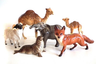 Lot 79 - Beswick Elephant etc.