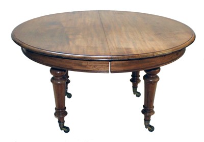 Lot 202 - Victorian mahogany extending dining table