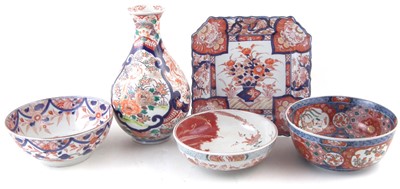 Lot 145 - Five pieces of Japanese Imari