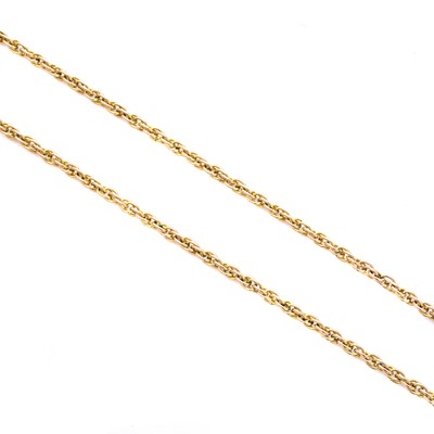 Lot 90 - A 9ct gold chain necklace
