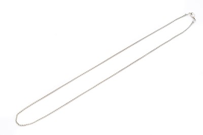 Lot 93 - An 18ct gold chain necklace
