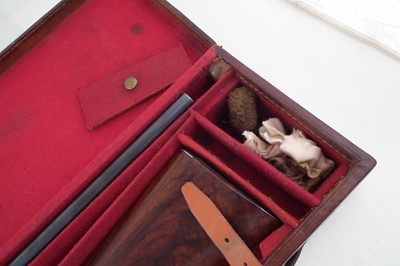 Lot 107 - William Evan 12 bore side by side shot gun 11178 with case