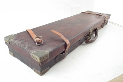 Lot 107 - William Evan 12 bore side by side shot gun 11178 with case