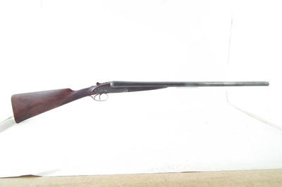 Lot 107 - William Evan 12 bore side by side shot gun 11178 with case