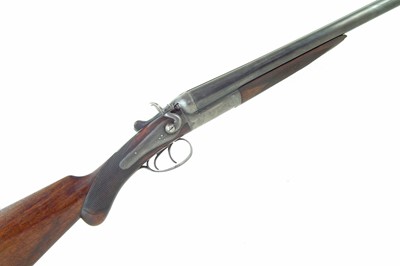 Lot 108 - T. Wild 12 bore double barrel hammer gun 16460