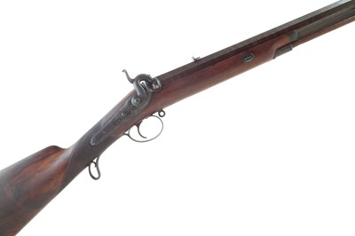 Lot 81 - Percussion sporting rifle by Rots.
