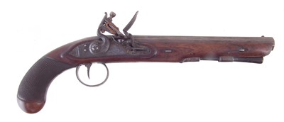 Lot 28 - Moore flintlock belt pistol