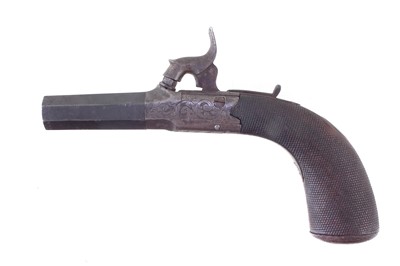Lot 29 - E.W. Bond percussion muff pistol