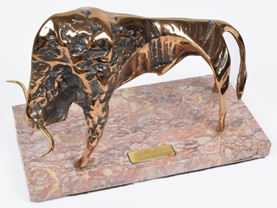 Lot 126 - Brian Burgess, "Bull", bronze.