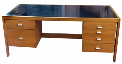 Lot 153 - Teak writing desk.
