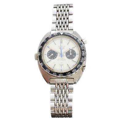 Lot 266 - A gents stainless steel 'Jo Siffert' Heuer Autavia wristwatch, circa 1970