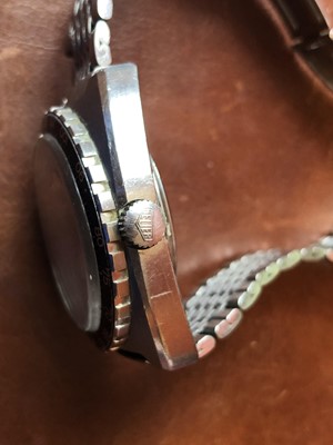 Lot 266 - A gents stainless steel 'Jo Siffert' Heuer Autavia wristwatch, circa 1970