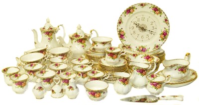 Lot 76 - Royal Albert Old Country Roses dinner, tea and coffee service