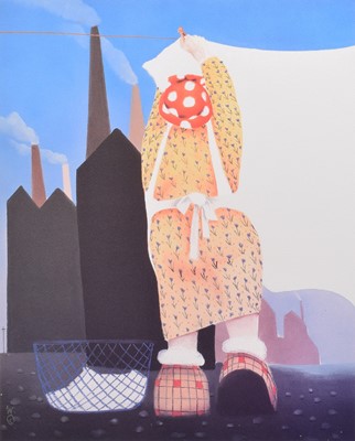 Lot 100 - Mackenzie Thorpe (British 1956-)