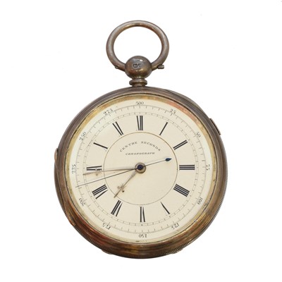 Lot 279 - A silver open face pocket watch