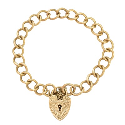 Lot 12 - A 9ct gold bracelet