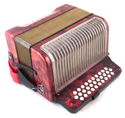 Lot 44 - Hohner Corona II accordion.