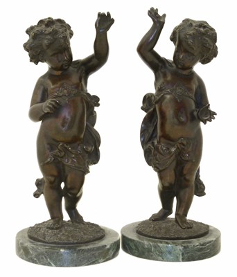 Lot 300 - A pair of 19th-century French bronze figures