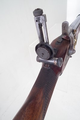 Lot 55 - Parker Hale .451 two band volunteer Enfield percussion rifle.