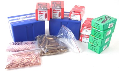 Lot 210 - 6.5 x 55mm reloading components.