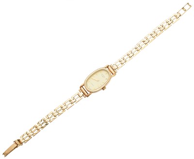 Lot 255 - A 9ct gold ladies Rotary quartz watch