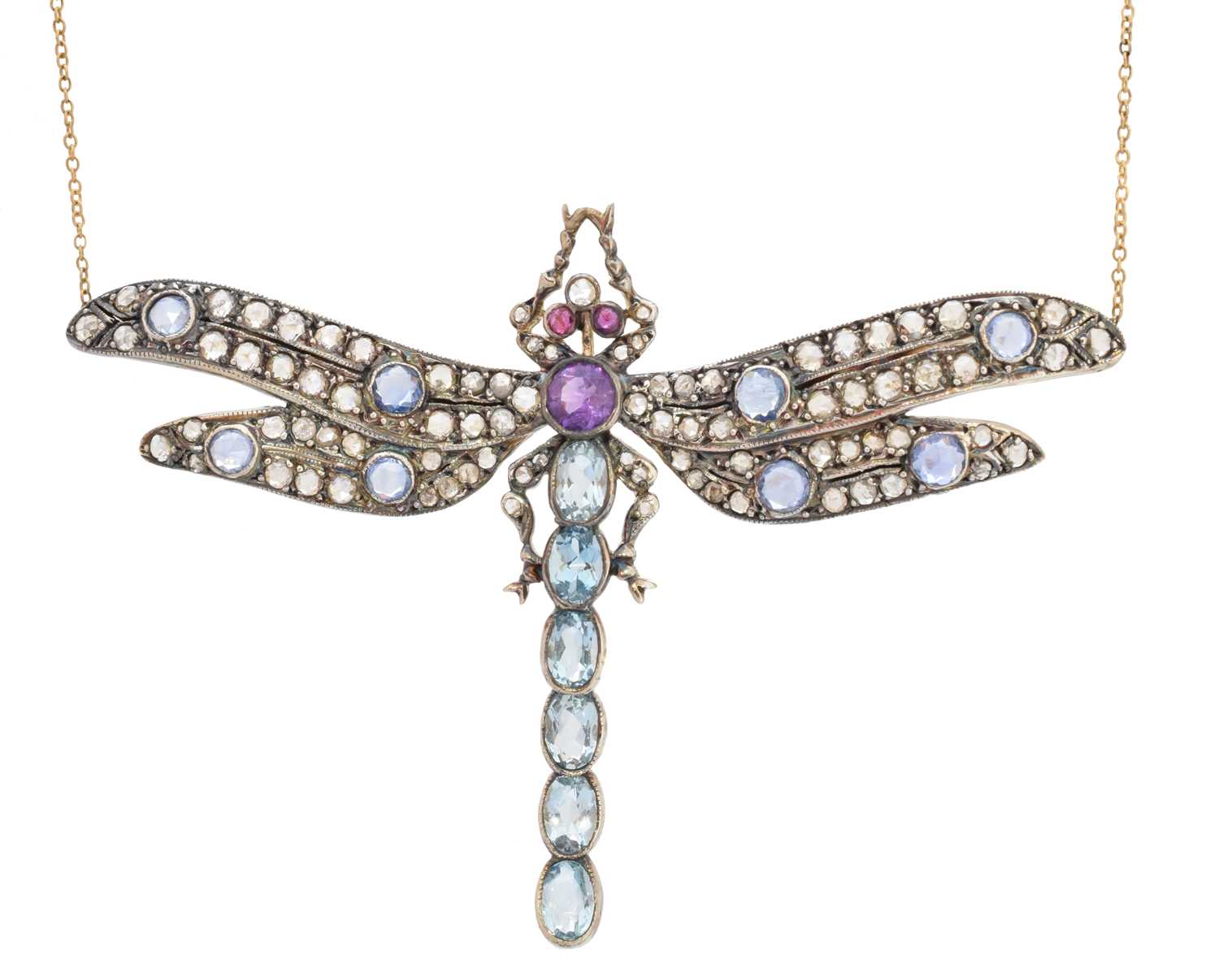 Lot 81 - A vari gem necklace