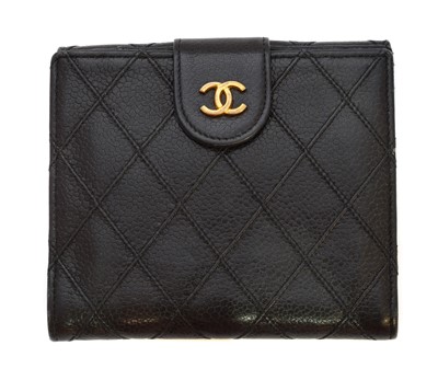 Lot 41 - A Chanel Bifold Flap Wallet