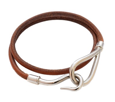Lot 52 - A Hermès Jumbo Double Tour bracelet