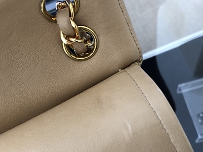 Lot 48 - A rare Chanel medium double flap handbag