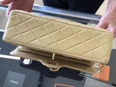 Lot 48 - A rare Chanel medium double flap handbag