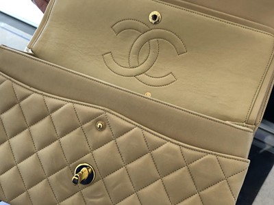 Lot 48 - A rare Chanel medium double flap handbag