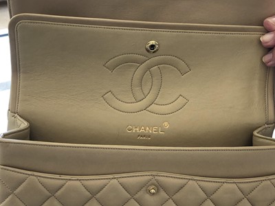 Lot 48 - A rare Chanel medium double flap handbag