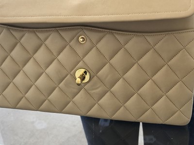 Lot 48 - A rare Chanel medium double flap handbag