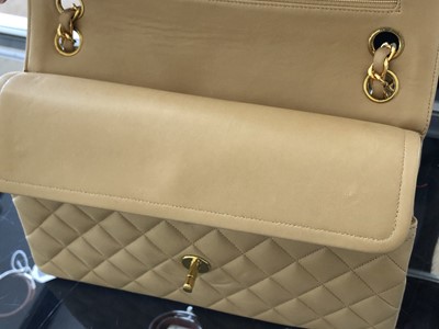 Lot 48 - A rare Chanel medium double flap handbag