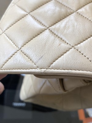 Lot 48 - A rare Chanel medium double flap handbag