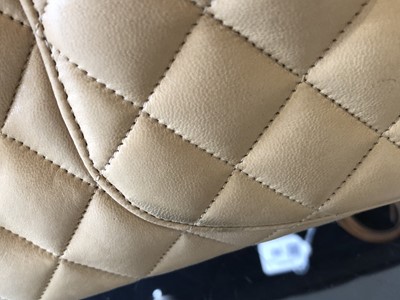 Lot 48 - A rare Chanel medium double flap handbag