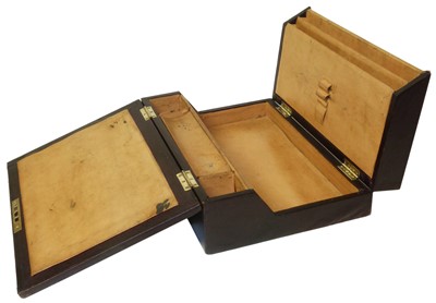 Lot 414 - Edwardian travel writing slope