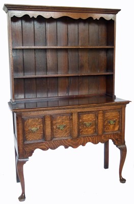 Lot 171 - Mid 20th century oak dresser.