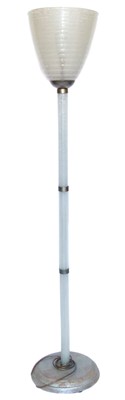 Lot 203 - Murano glass standard lamp.