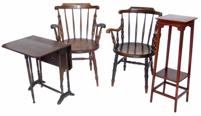 Lot 159 - A group lot of furniture.