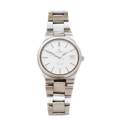 Lot 278 - A stainless steel Omega Geneve automatic wristwatch