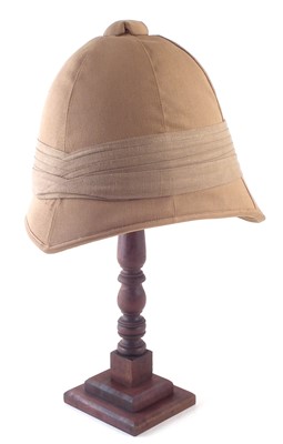 Lot 269 - 1871 pattern khaki pith helmet