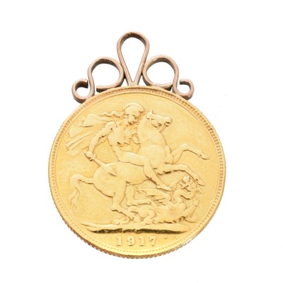 Lot 87 - A George V half sovereign