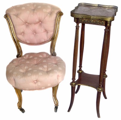 Lot 185 - 19th-century French nursing chair