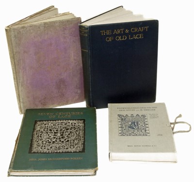 Lot 57 - Four Reference Books on the Subject of Lace