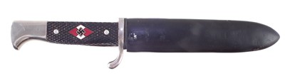 Lot 240 - German Third Reich Hitler Youth dagger and scabbard