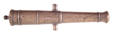 Lot 209 - Bronze signal cannon barrel