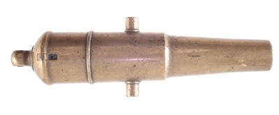 Lot 211 - Bronze signal cannon barrel