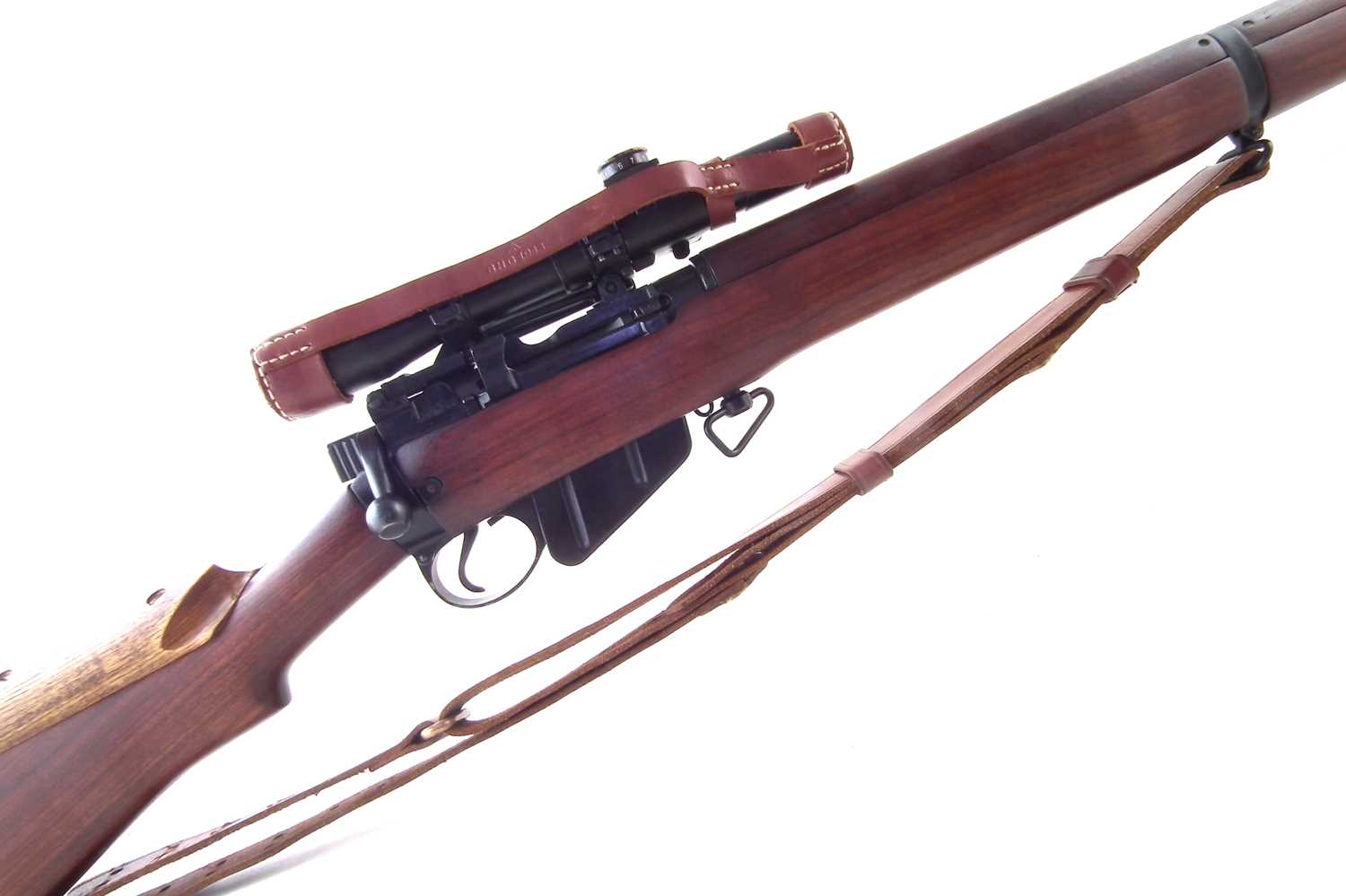Lot 64 - 1943 BSA No.4 MkI T .303 bolt action rifle