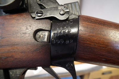 Lot 64 - 1943 BSA No.4 MkI T .303 bolt action rifle
